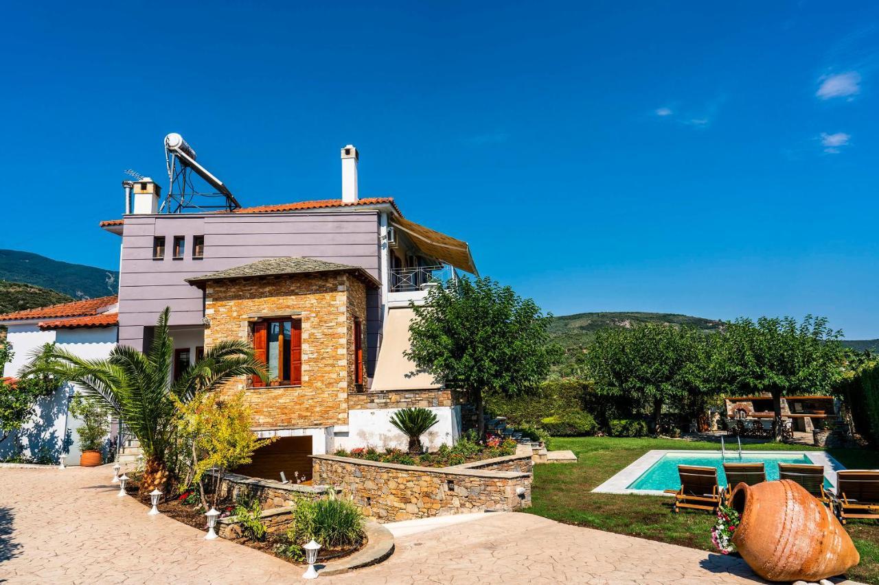Chariklia'S House With Private Pool Villa Kato Lekhonia Exterior photo
