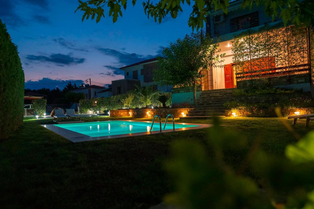 Chariklia'S House With Private Pool Villa Kato Lekhonia Exterior photo
