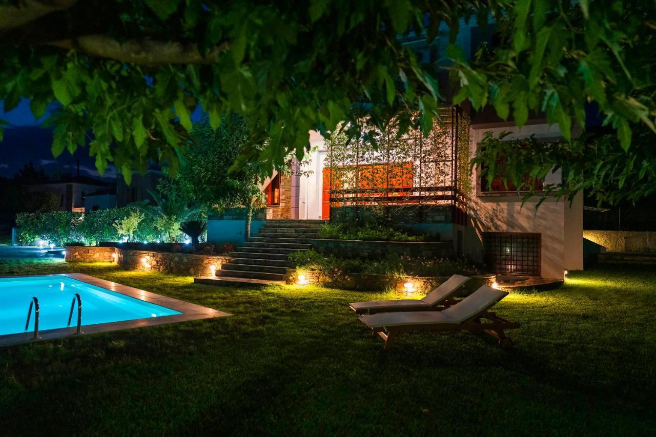 Chariklia'S House With Private Pool Villa Kato Lekhonia Exterior photo
