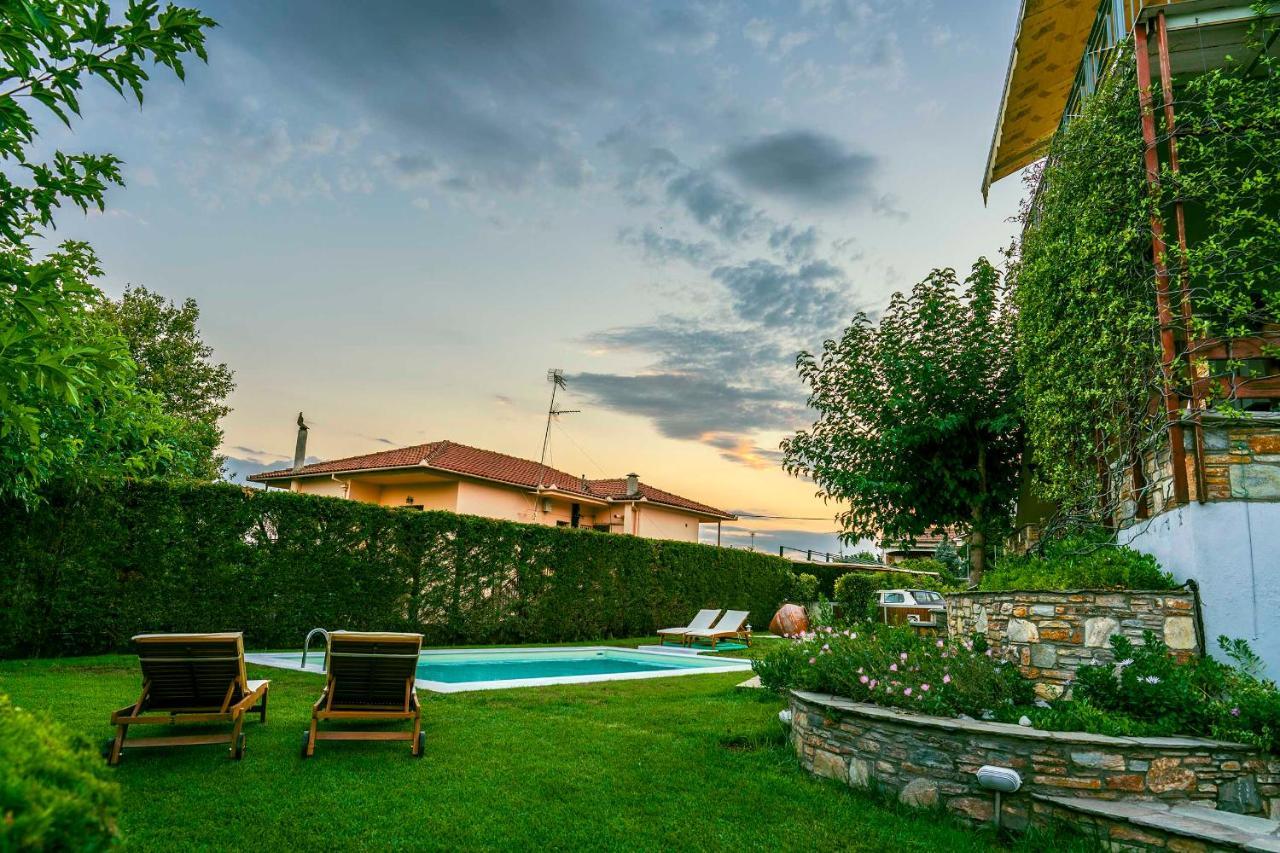 Chariklia'S House With Private Pool Villa Kato Lekhonia Exterior photo